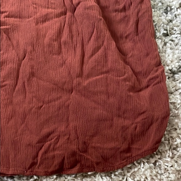 Maurices Rust orange Camisole with Lace Trim size medium - Picture 4 of 6